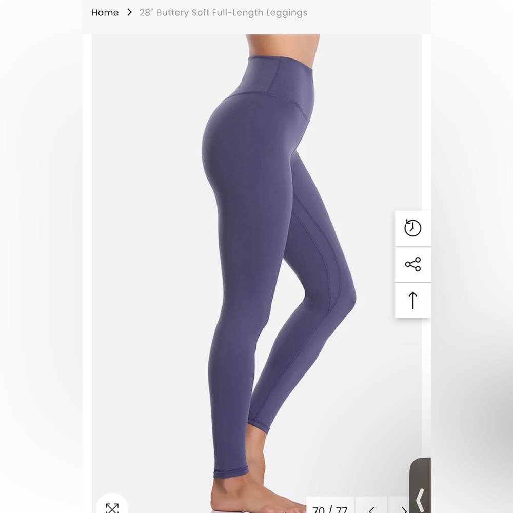 Colorful Koala Buttery Soft 28” Leggings Color Midnight Sky Size Small.